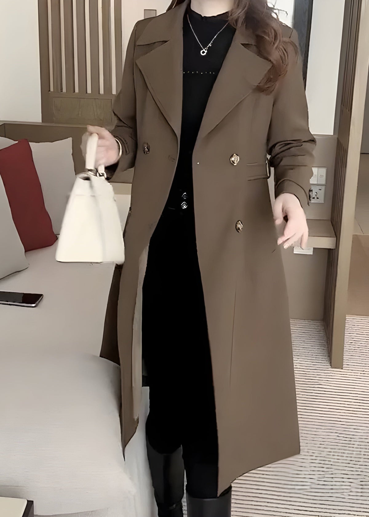 Blythe wool blend trench coat 3