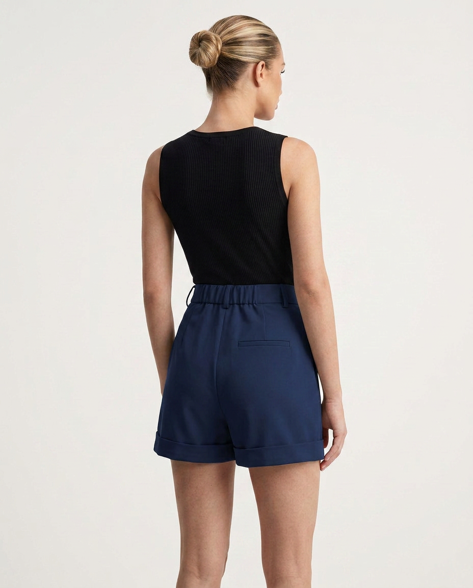 Rosalind straight leg bermuda shorts 5