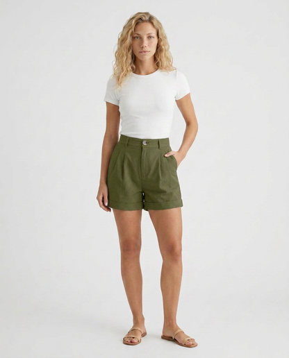 Sienna high waist wide leg shorts 7