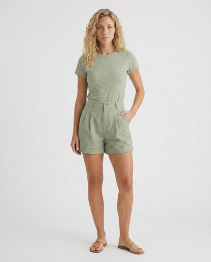 Sienna high waist wide leg shorts 4