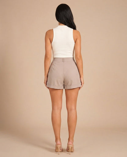 Sienna high waist wide leg shorts 9