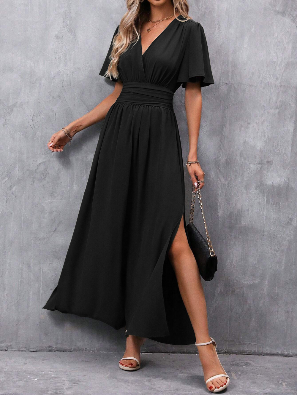 Cressida belted maxi dress 1