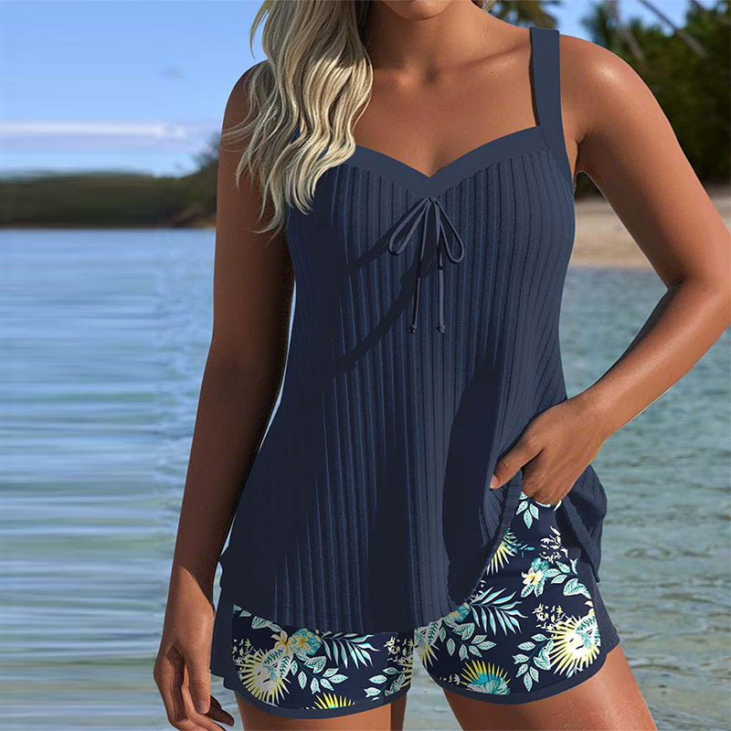 Harriet striped tankini set 1