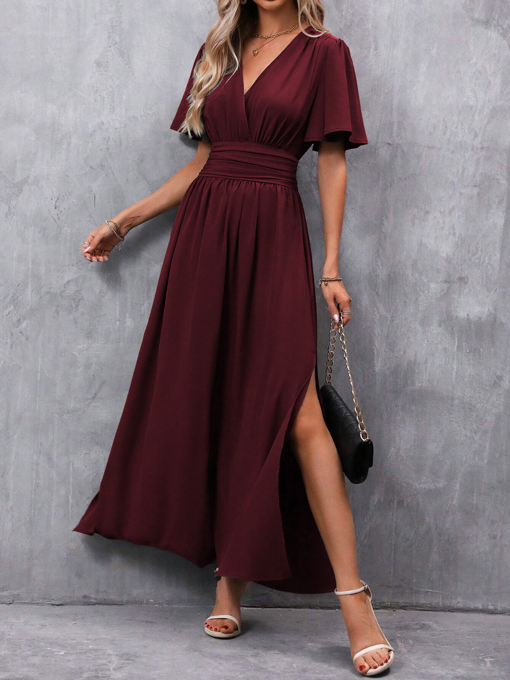 Cressida belted maxi dress 5