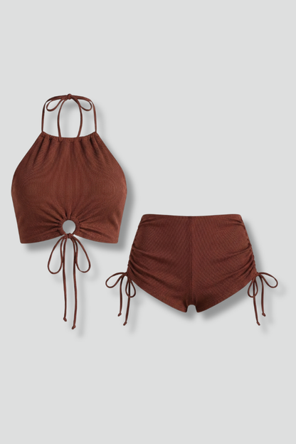 Zelda halter bikini set 3