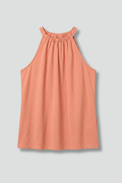 Tessa gathered neck halter top 1
