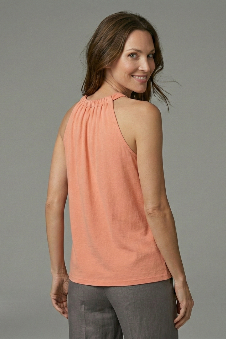 Tessa gathered neck halter top 7