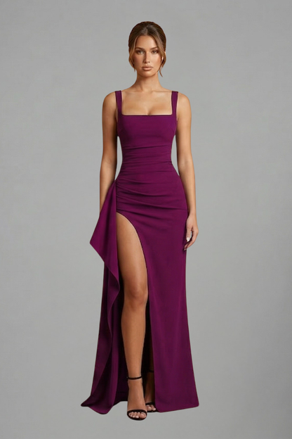 Sienna open back slip maxi dress 11