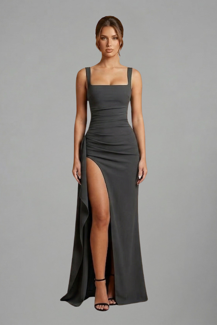 Sienna open back slip maxi dress 9
