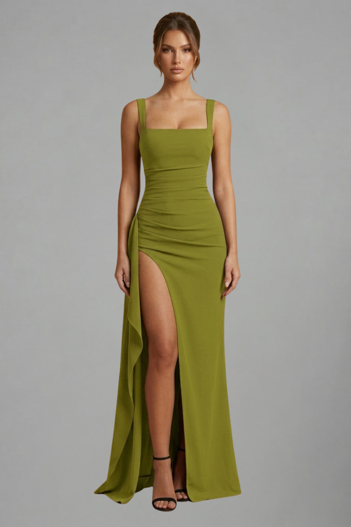 Sienna open back slip maxi dress 14