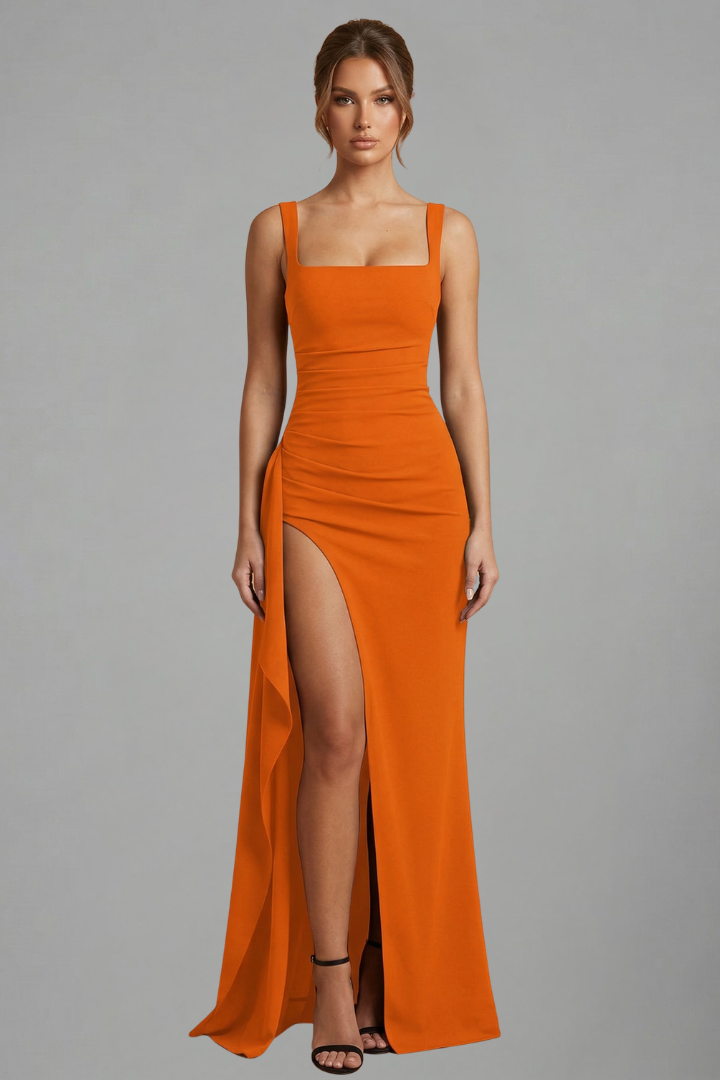 Sienna open back slip maxi dress 12