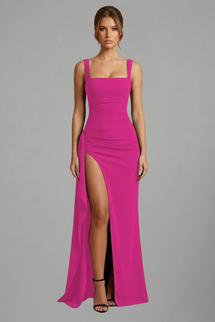 Sienna open back slip maxi dress 10