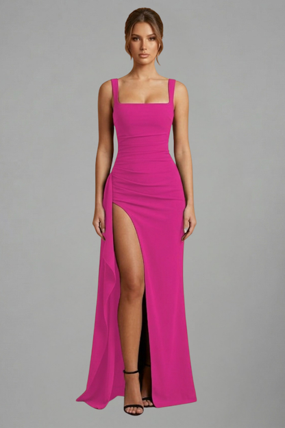 Sienna open back slip maxi dress 10