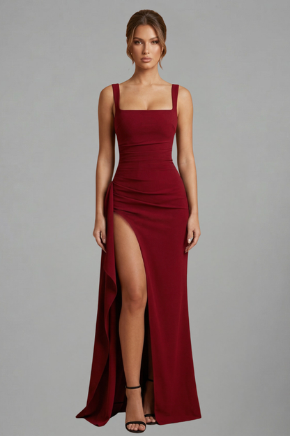 Sienna open back slip maxi dress 7