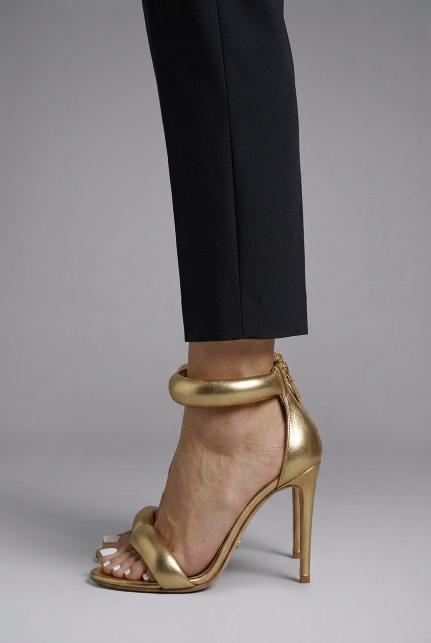 Aria metallic stiletto party sandal 4