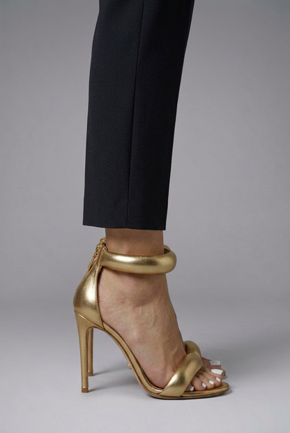 Aria metallic stiletto party sandal 6