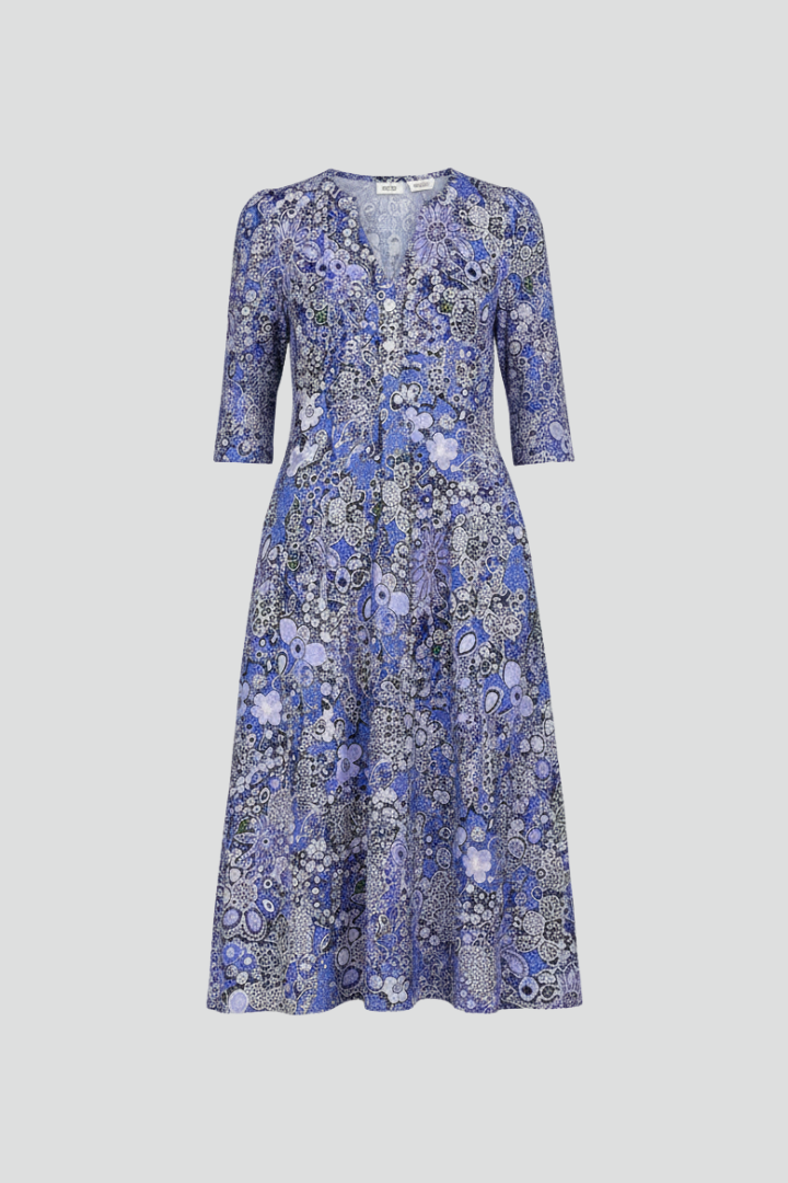 Marlowe printed flared maxi dress 1