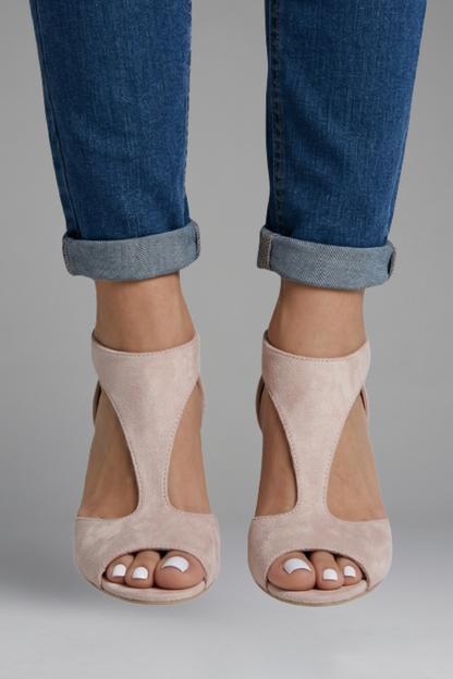 Mila orthopaedic peep toe heel 3