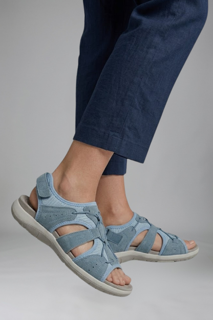 Isla cutout flat sandal 3