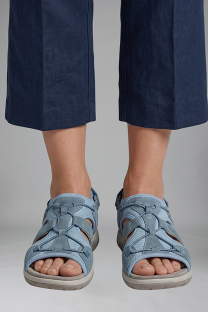 Isla cutout flat sandal 7