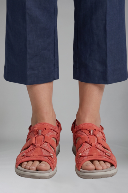 Isla cutout flat sandal 12
