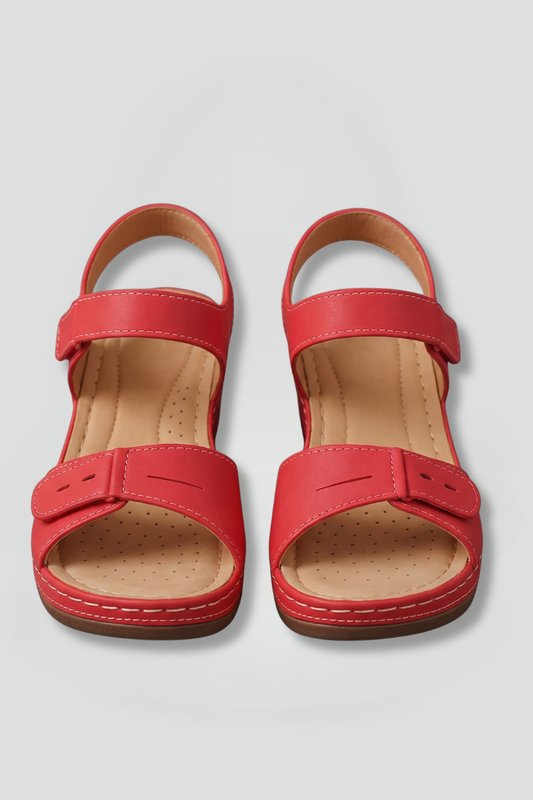 Lily wedge sandal with ring trim 1