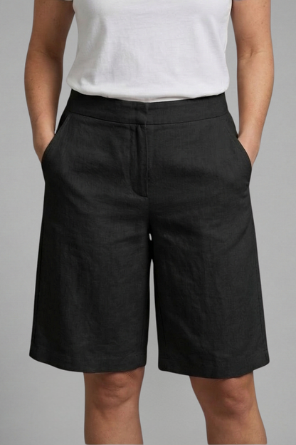 Georgia knee length elastic waist shorts 2