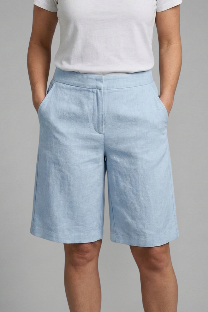 Georgia knee length elastic waist shorts 4
