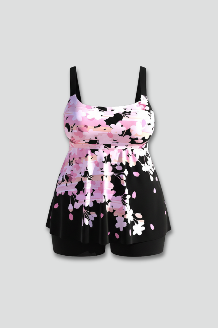 Ivy floral print tankini set 5