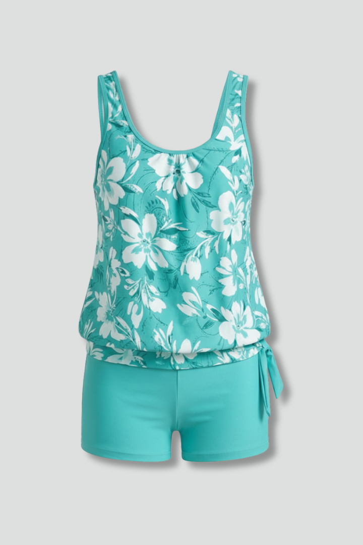 Ivy floral print tankini set 6