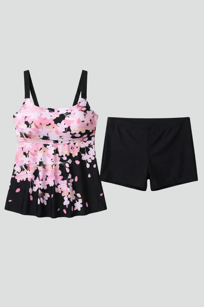 Ivy floral print tankini set 4