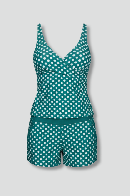 Maisie polka dot tankini swimsuit 3