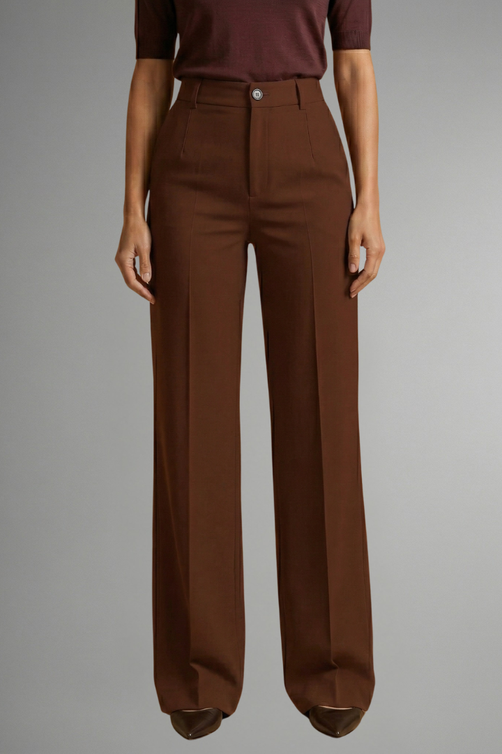 Greta high waist straight leg trousers 5