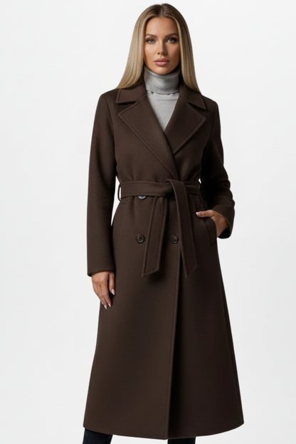 Honor long belted double-breasted trench coat 2