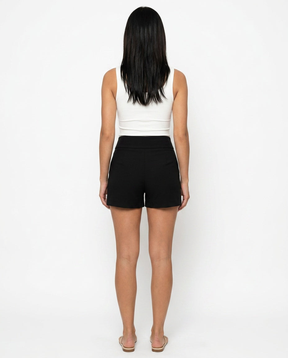 Juliet fitted double button shorts 8