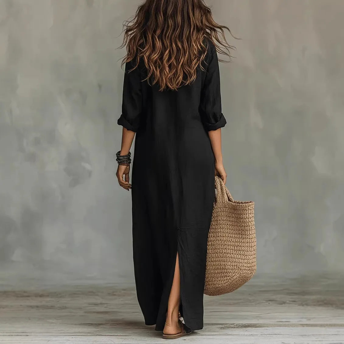 Greer linen shirt dress 6