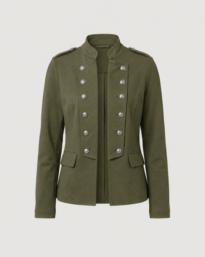 India stand collar blazer 1