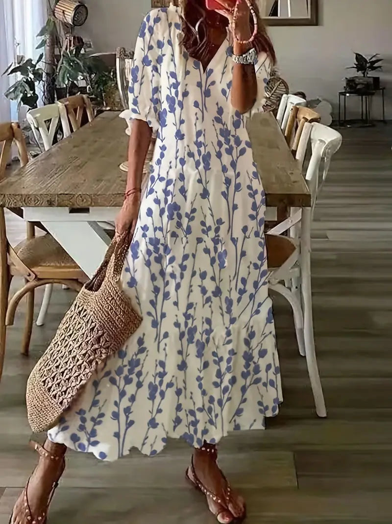 Orla bohemian V-neck summer dress 8