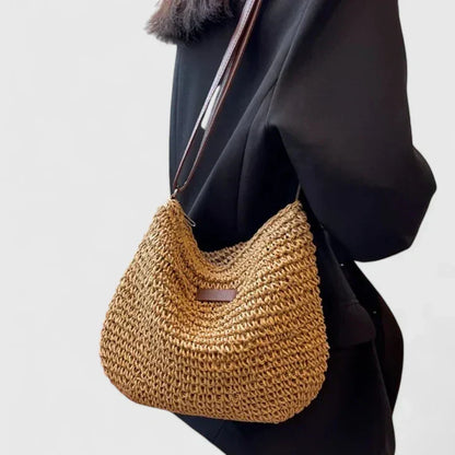 Ines woven straw crossbody bag 2