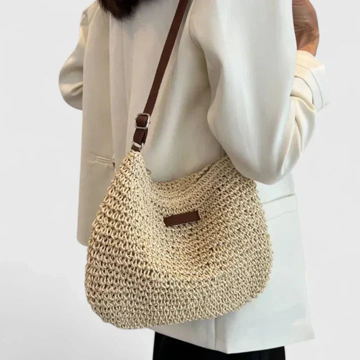 Ines woven straw crossbody bag 6