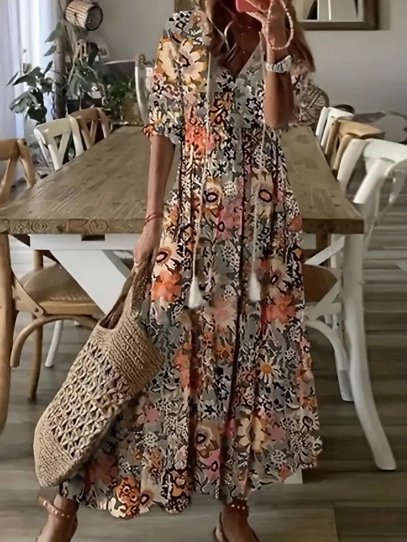 Orla bohemian V-neck summer dress 6