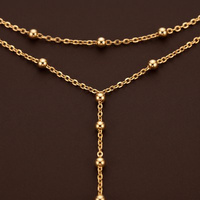 Aurelia layered gold necklace 3