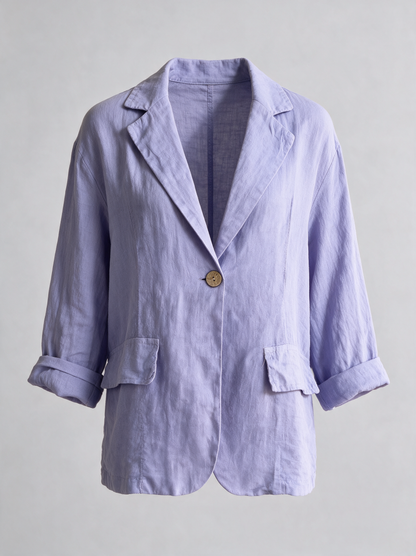 Delia linen blend blazer 8