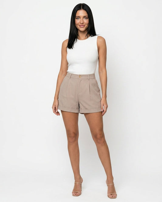 Sienna high waist wide leg shorts 1
