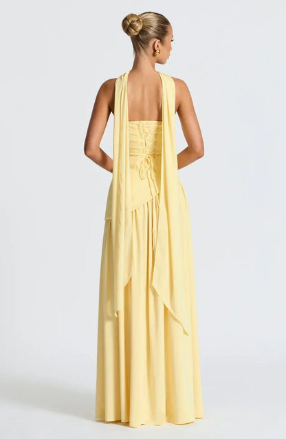 Odette strapless two-tone evening gown 5