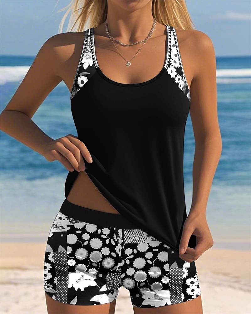 Aveline backless tankini set 3