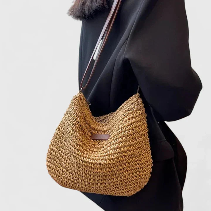 Ines woven straw crossbody bag 4