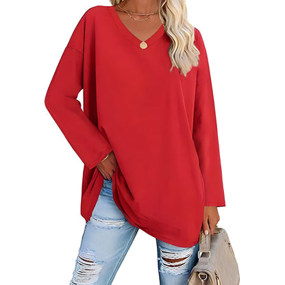Verity V-neck long sleeve tunic 9